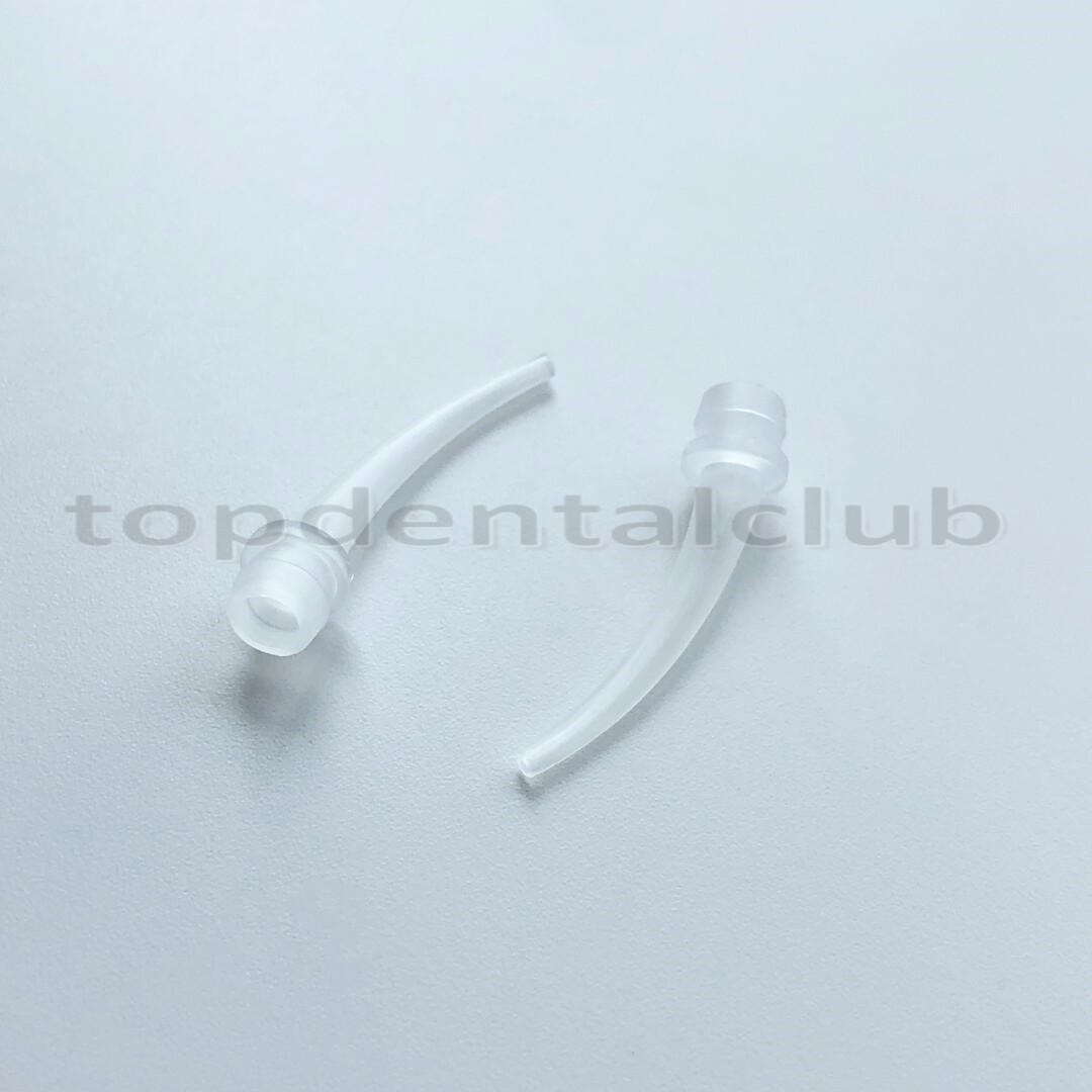 Dental Intra Oral Tips Clear Horn Delivery Impressions Dispener Mini Tip White