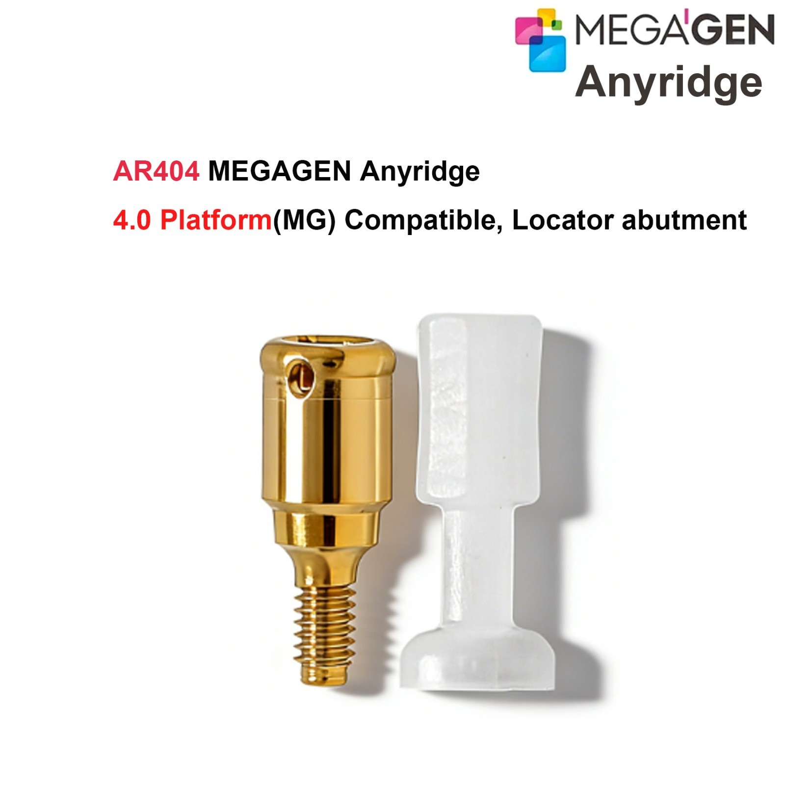 Zest Locator Overdenture Abutment Anchor For MEGAGEN AnyRidge AR Retention Caps