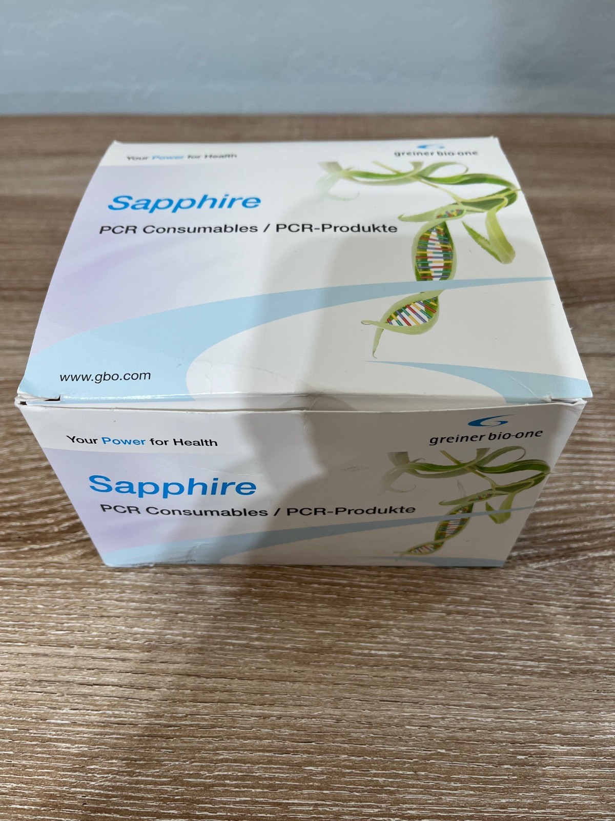 Open Box, Greiner 673285 Sapphire 0.1ML PCR breakable strips w/ Caps, 108pcs