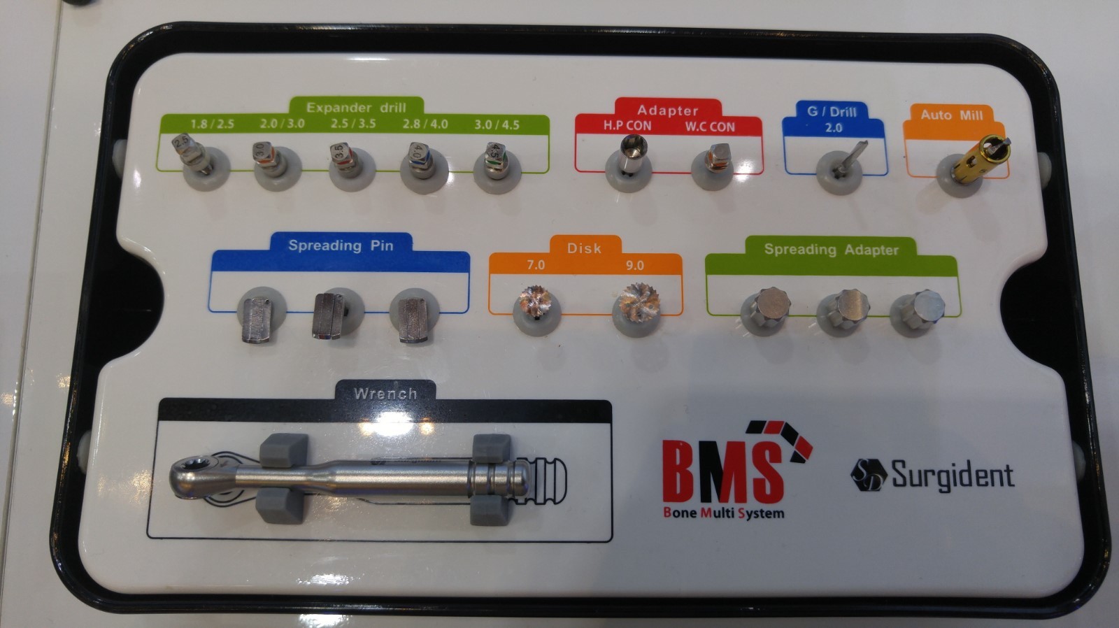 Surgident BMS Bone Multi System Instrument Kit tool Box