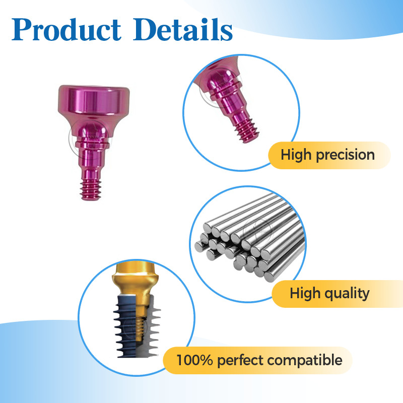 1/4/6/10/20pcs Dental healing abutment healing cap fit to Straumann BLX RB D5.0