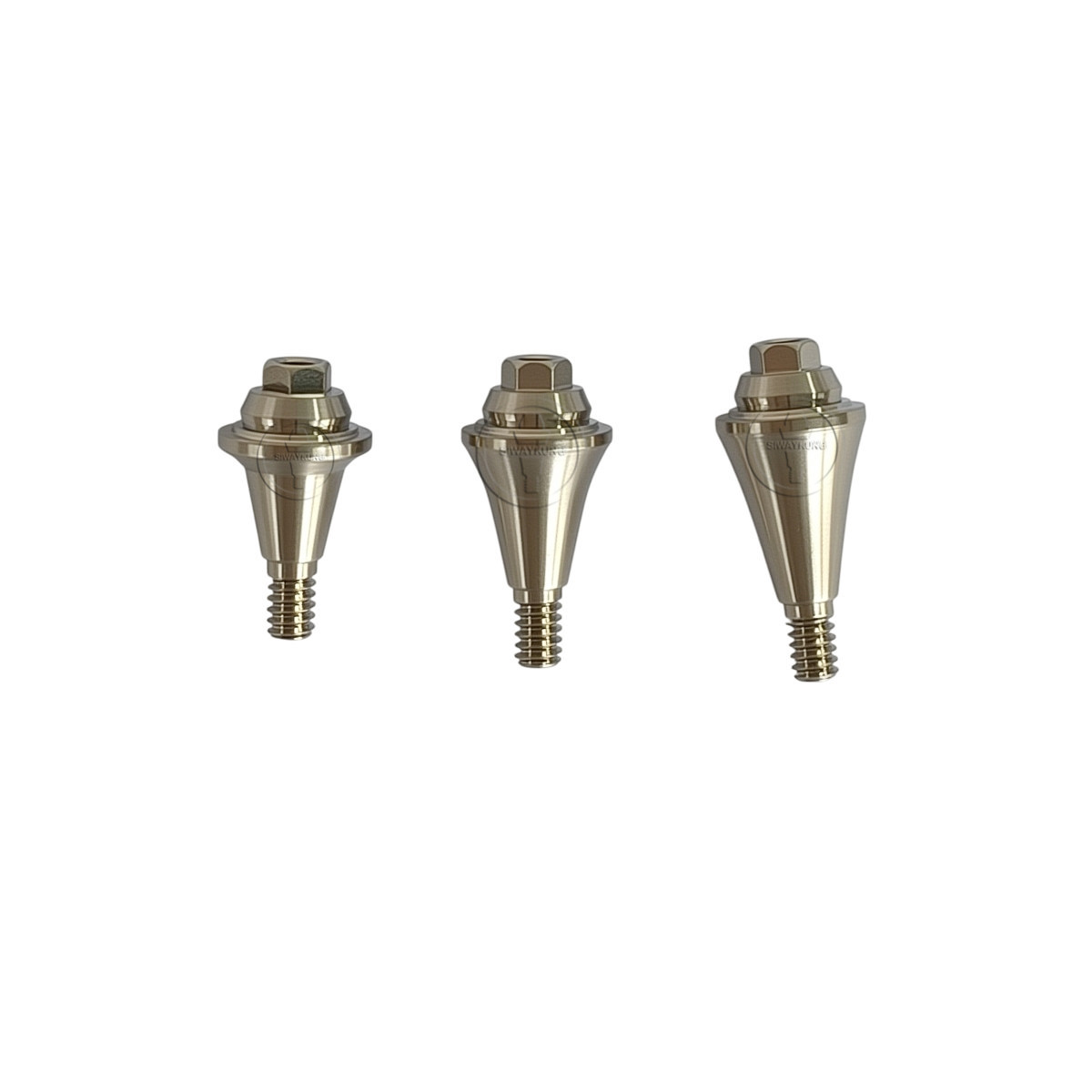 10 pcs MU straight abutment fits to Nobel biocare platform NP/RP GH1.5~3.5