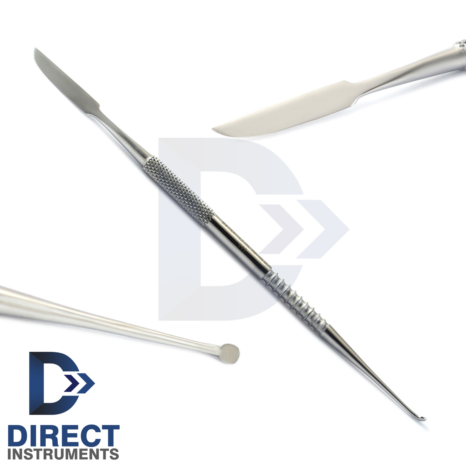 Set Of 4 Waxing Carvers Dental Cement Mixing Spatula Wax Carving Instrument Lab