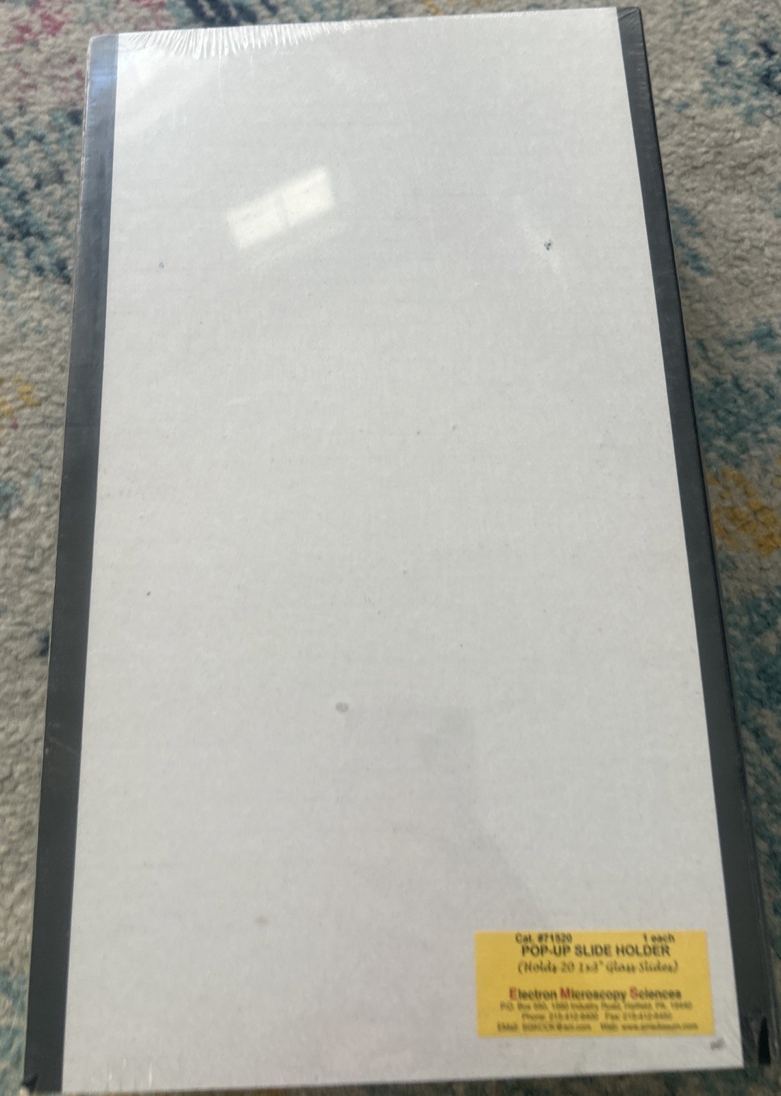 Microscope Slide Storage Boxes 10 Pack Lab Index Trays Holds 20 Slides