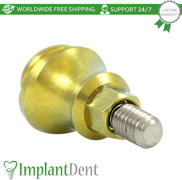 1x Dental Angulated 18° Loc In Attachment Standard Set Int Hex System 2.42mm