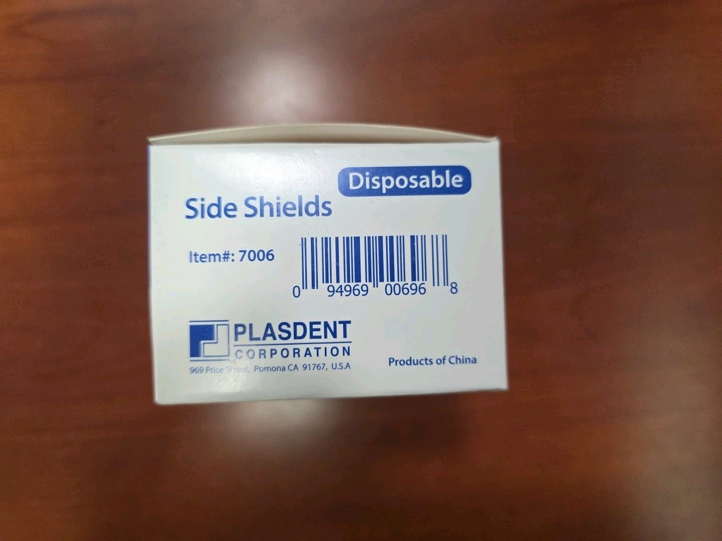 Plasdent 7006 Disposable Eyeglass Side Barriers One Size Fits All 250/Pk