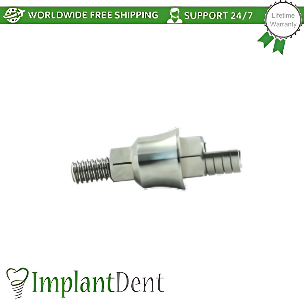 2x Angulated Anti Rotational Concave CAD/CAM Ti-Base Dental Int Hex 2.42mm
