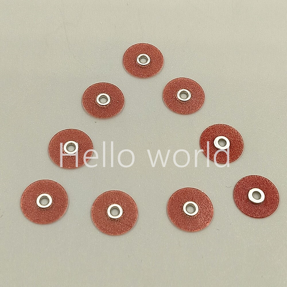 50 Pcs/Bag Dental Composite Finishing Polishing Discs 9.5/12.7mm Coarse/Mandrel