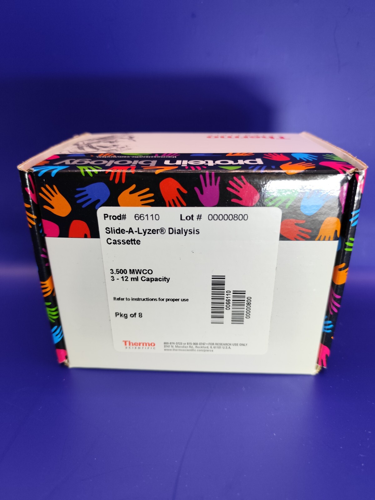 Thermo Dialysis Cassette 3.5 7 10 20 kd 0.1-230ml