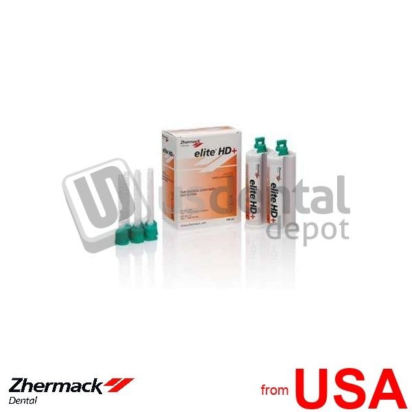 ZHERMACK Elite HD+ Tray Material, Heavy Body – 2 Cartridges. Thixotropic 112218