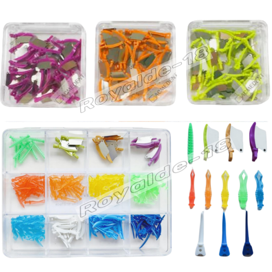 Dental Interdental Wedges Sectional Matrix Concave Diastema Wedge Refill Guide