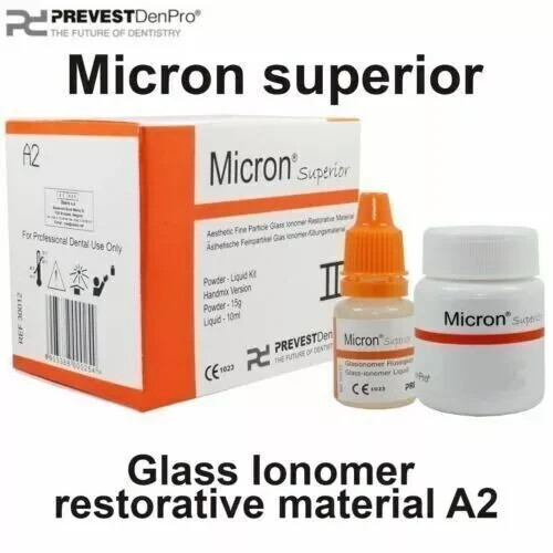 Prevest Denpro Micron Superior2 Glass Ionomer Dental Cement Permanent Resto GIC