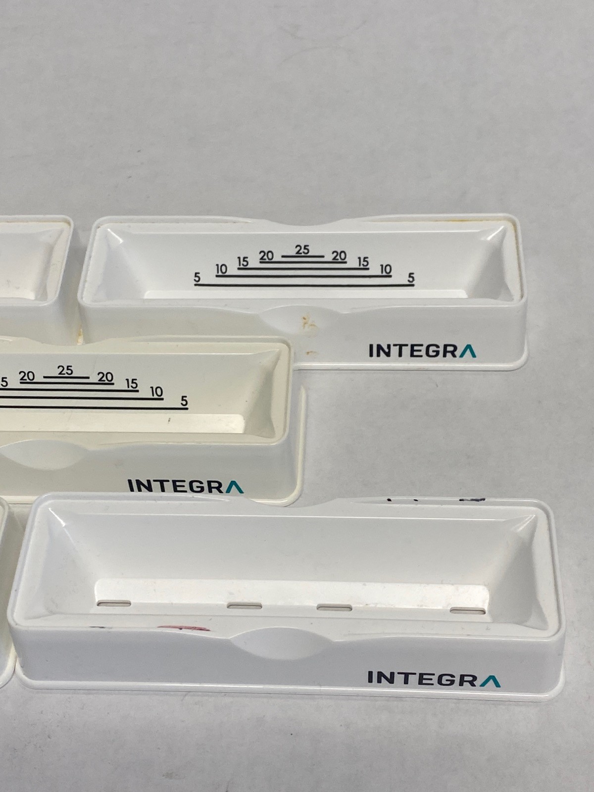 (Lot of 5) INTEGRA 25mL Reusable Polystyrene Reagent Reservoir Base 4304