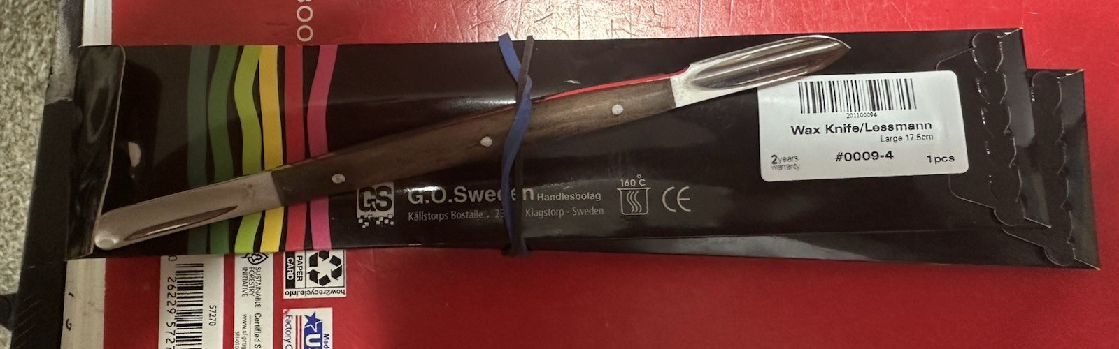 G.O Sweden Wax Knife Large 17.5cm -4