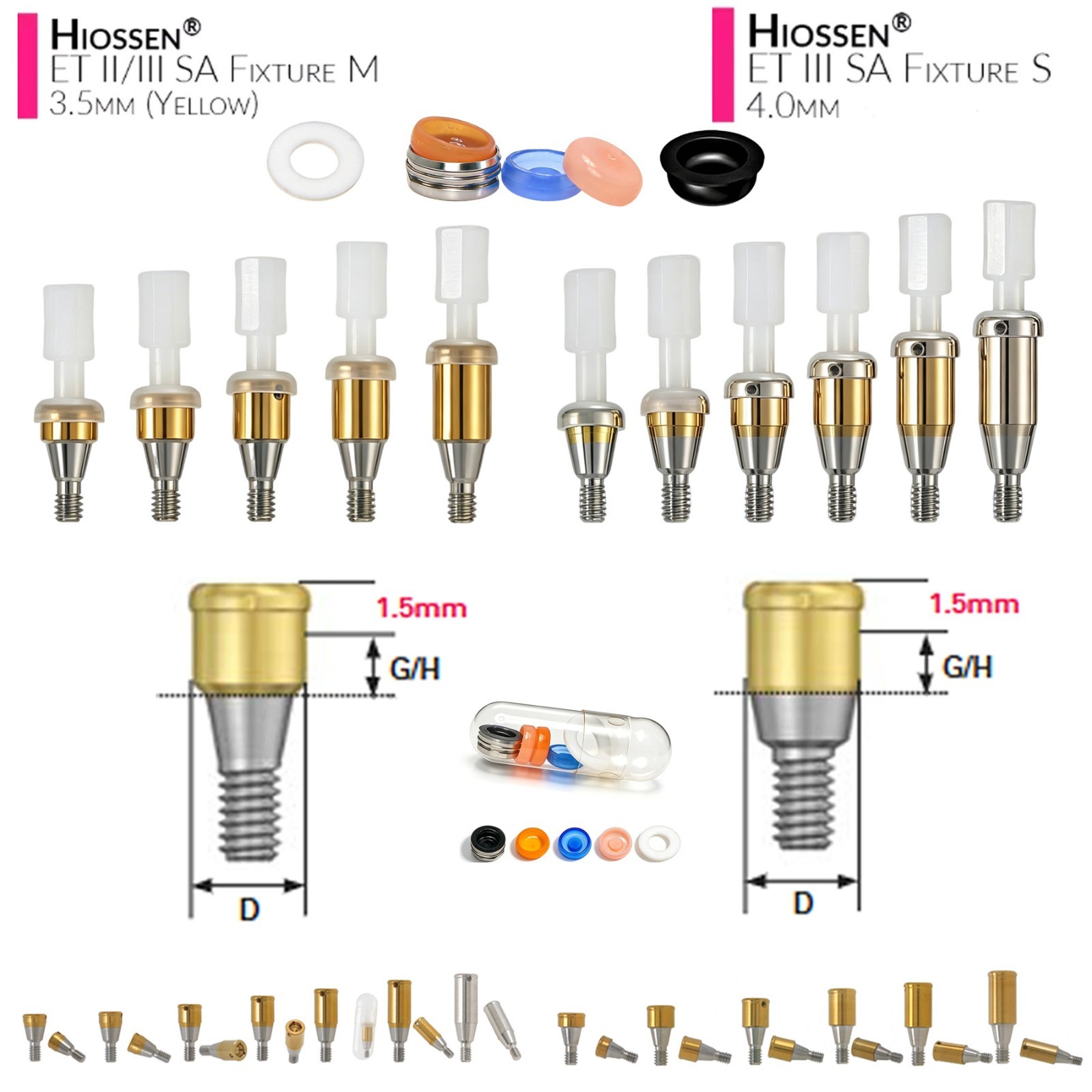 US Dental Locator Abutment Multiple Implant Hiosse/Nobel/Zimmer/BioHorizons/ITI