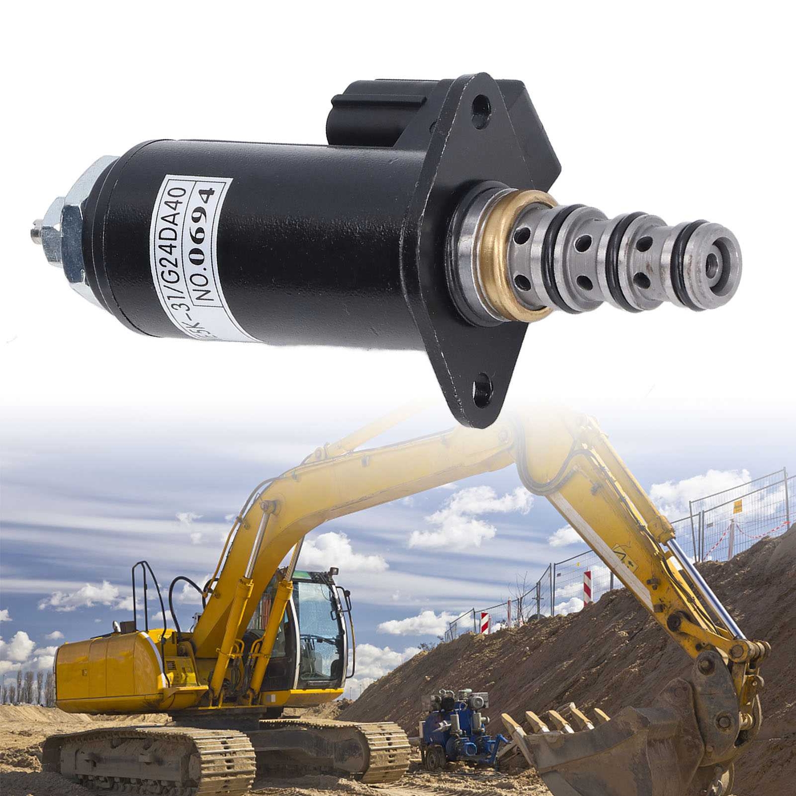 Solenoid Valves For Kobelco SK230‑6 SK330‑6 SK350‑6 KWE5K‑31‑4D40 YN35V00020F