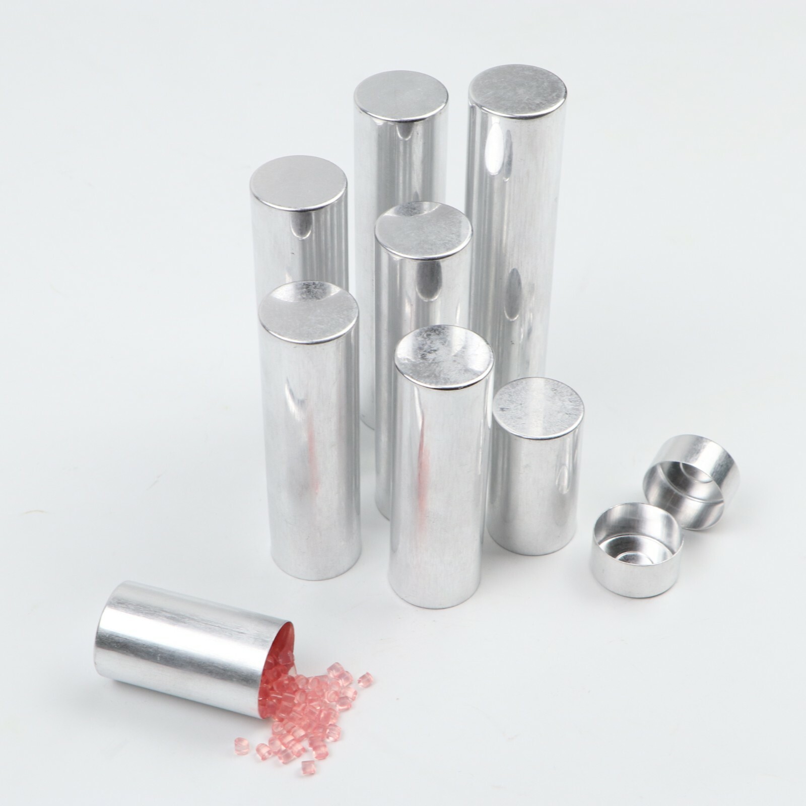 200Pcs Dental Empty Aluminum Tubes Cartridges for Making Flexible Denture