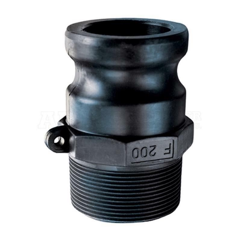 Abbott Rubber Polypropylene 2 in. D X 2 in. D Male Adapter
