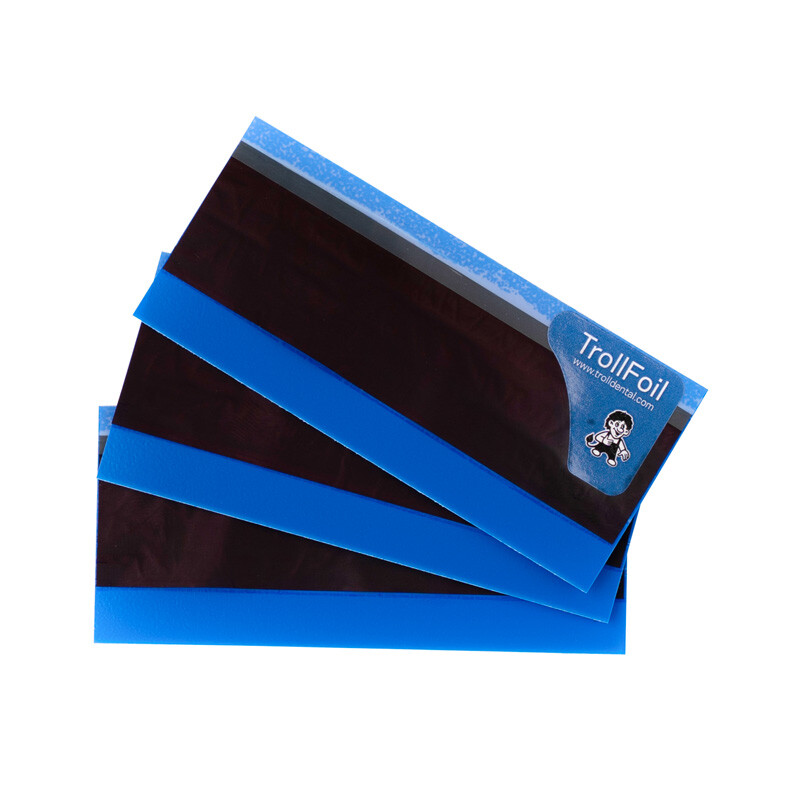 Directa TrollFoil Thin Articulation Paper Dental Occlusion Red/Blue 100pcs