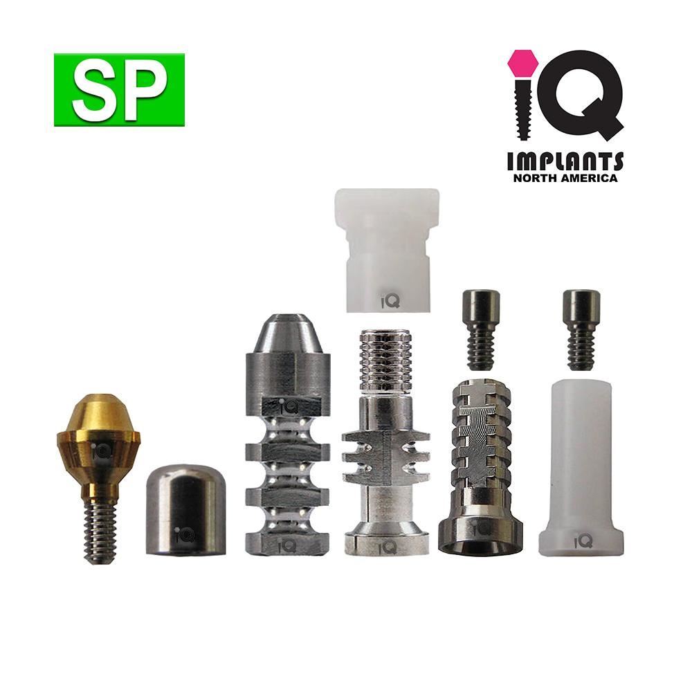 IQ USA Solid Multiunit Straight, 9pcs Premium Kit, 3.5-3.75mm Hex Platform