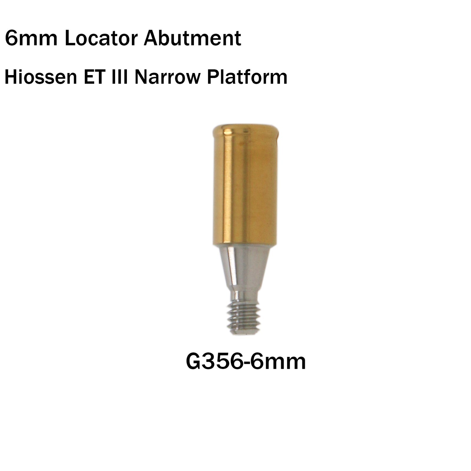 Dental Locat0r Attachments Abutment fits HIOSSEN Oss ET II/III SA Fixture M/R