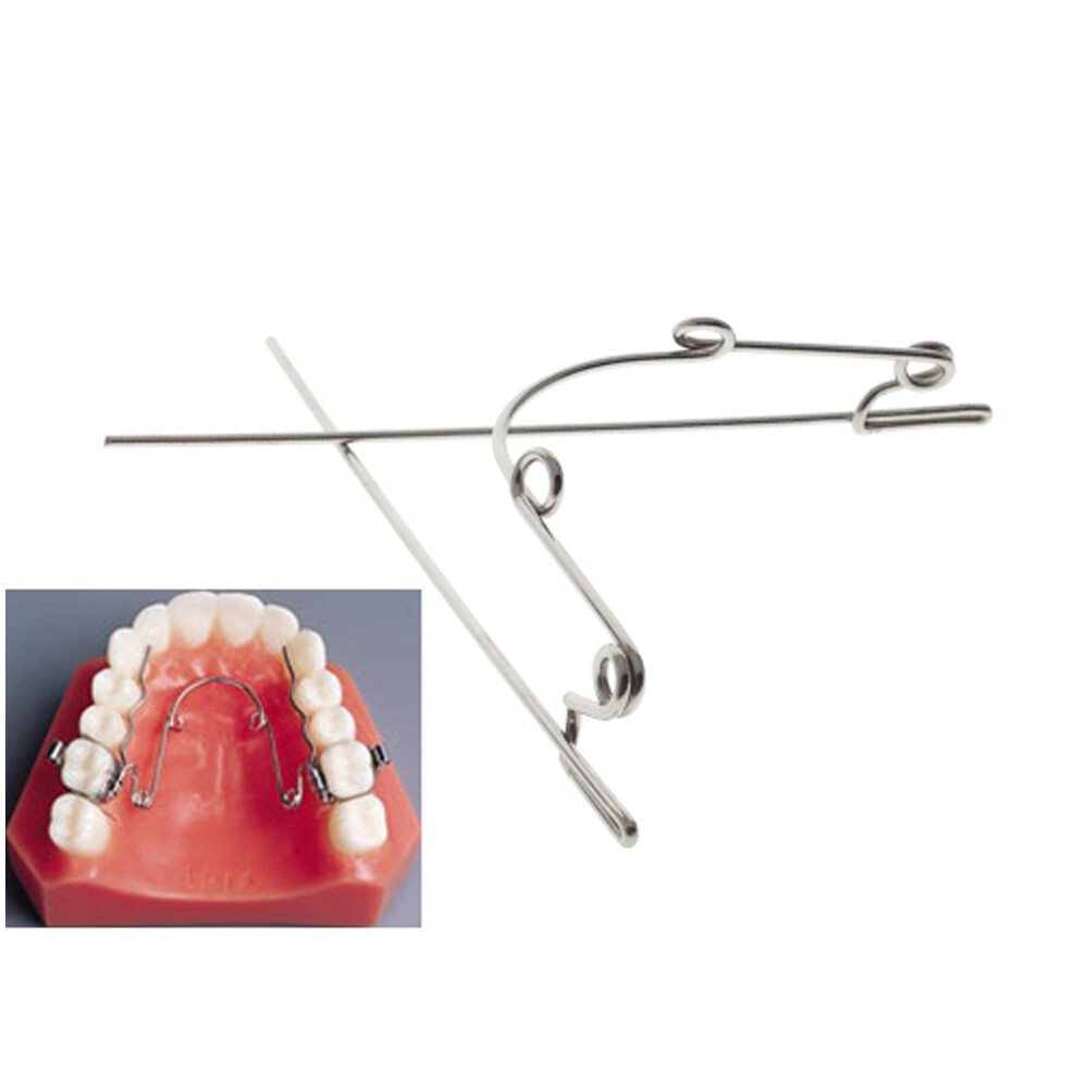 J&J Ortho™ Dental Orthodontic Quad Helix Jaw Expander for Cross Bite (1/pk)
