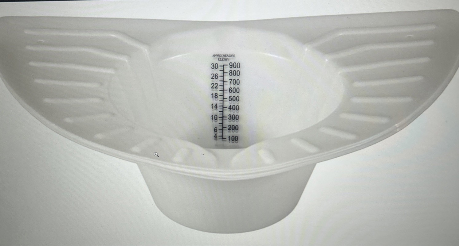 Vakly Graduated Specimen Collector Pans 1.87 Pound (Pack of 1), Transparent