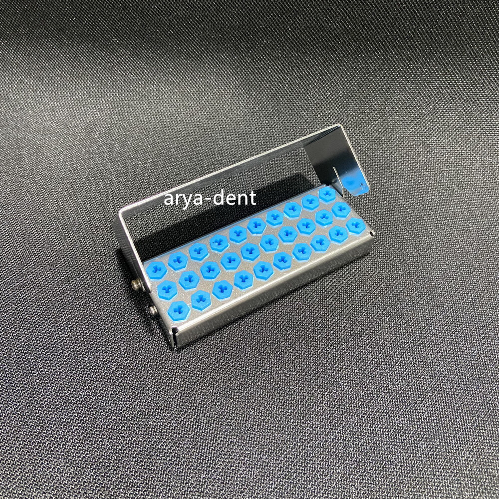 Dental Implant Drills Organizer Holder Sterilization Box Bur Block 8/12/30 Hole