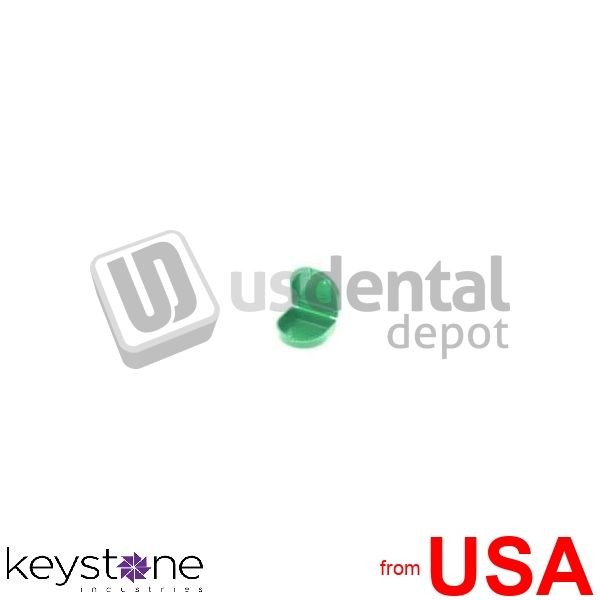 KEYSTONE Bo-Box GREEN Orthodontic Retainer Cases, bag of 10 boxes – #0921 445932