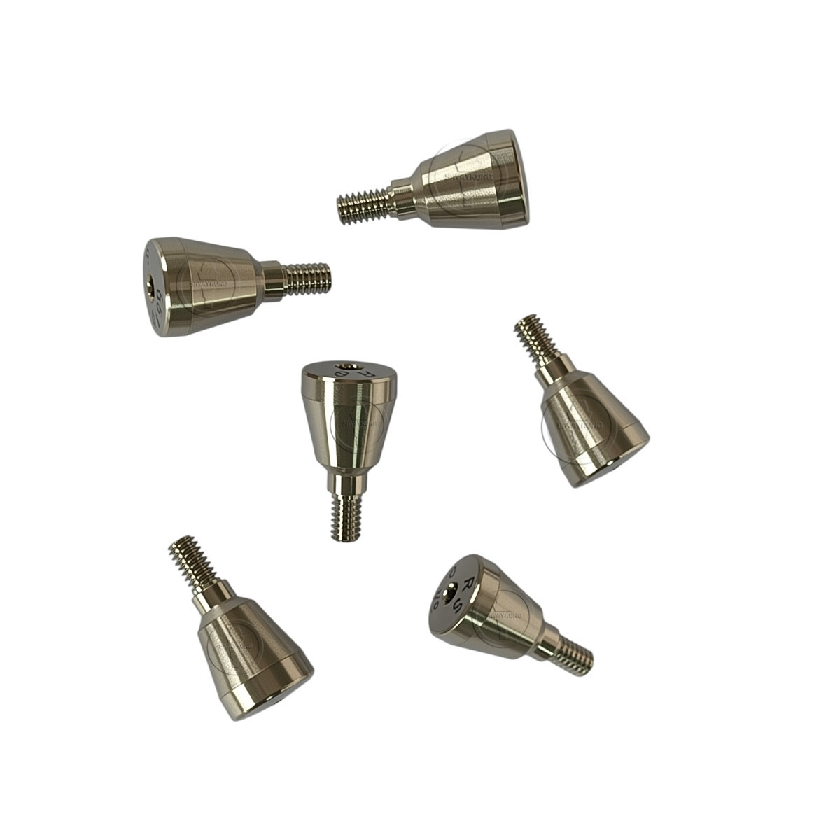 5 pcs Dental Healing abutment fit to Alpha-BIO platform D3.8/D5.5