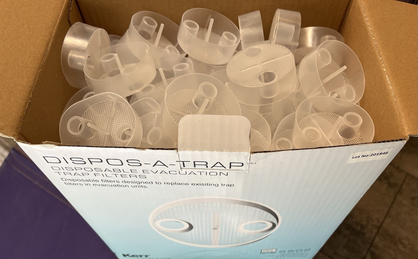 Kerr DISPOS-A-TRAP Disposable Evacuation Trap Filters 5502