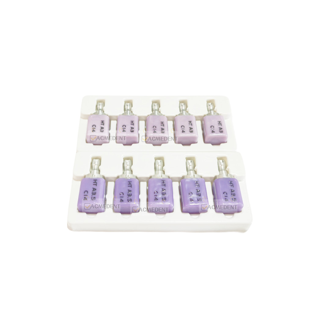 5 Pieces Dental Glass Ceramic Blocks CAD CAM Lithium Disilicate CEREC