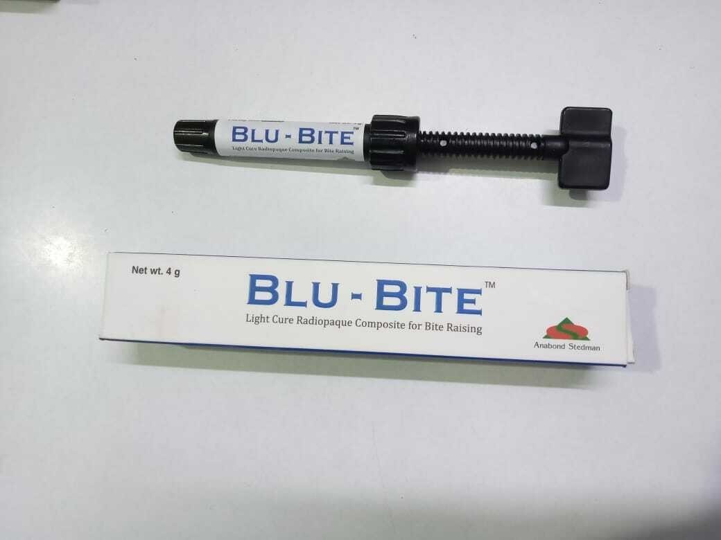 Dental Anabond Blu-Bite Light Cure Radiopaque Composite 1 x 4gm ( Free Ship )