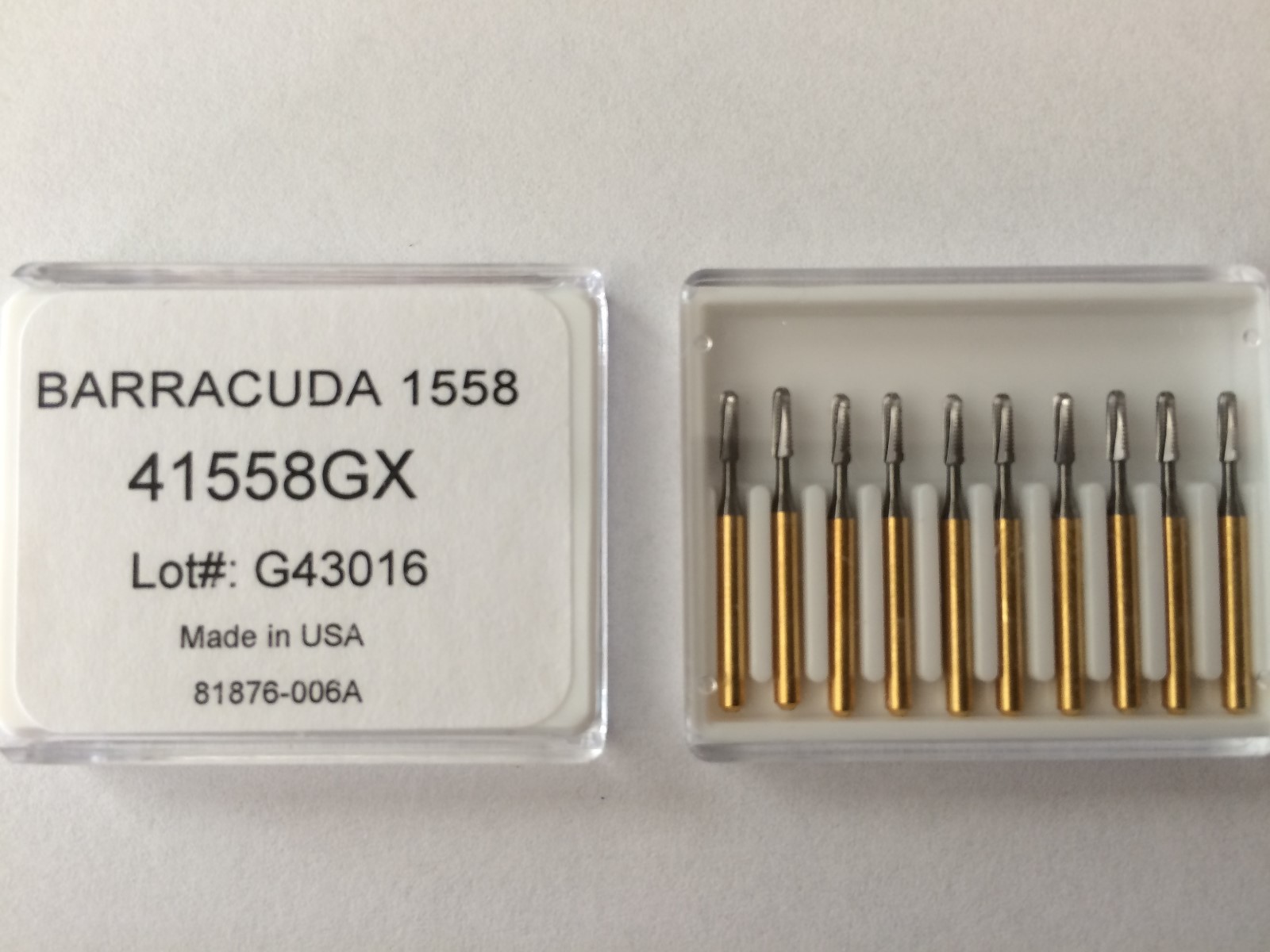 MC1558 Barracuda Metal/Crown Cutting Bur 10pk