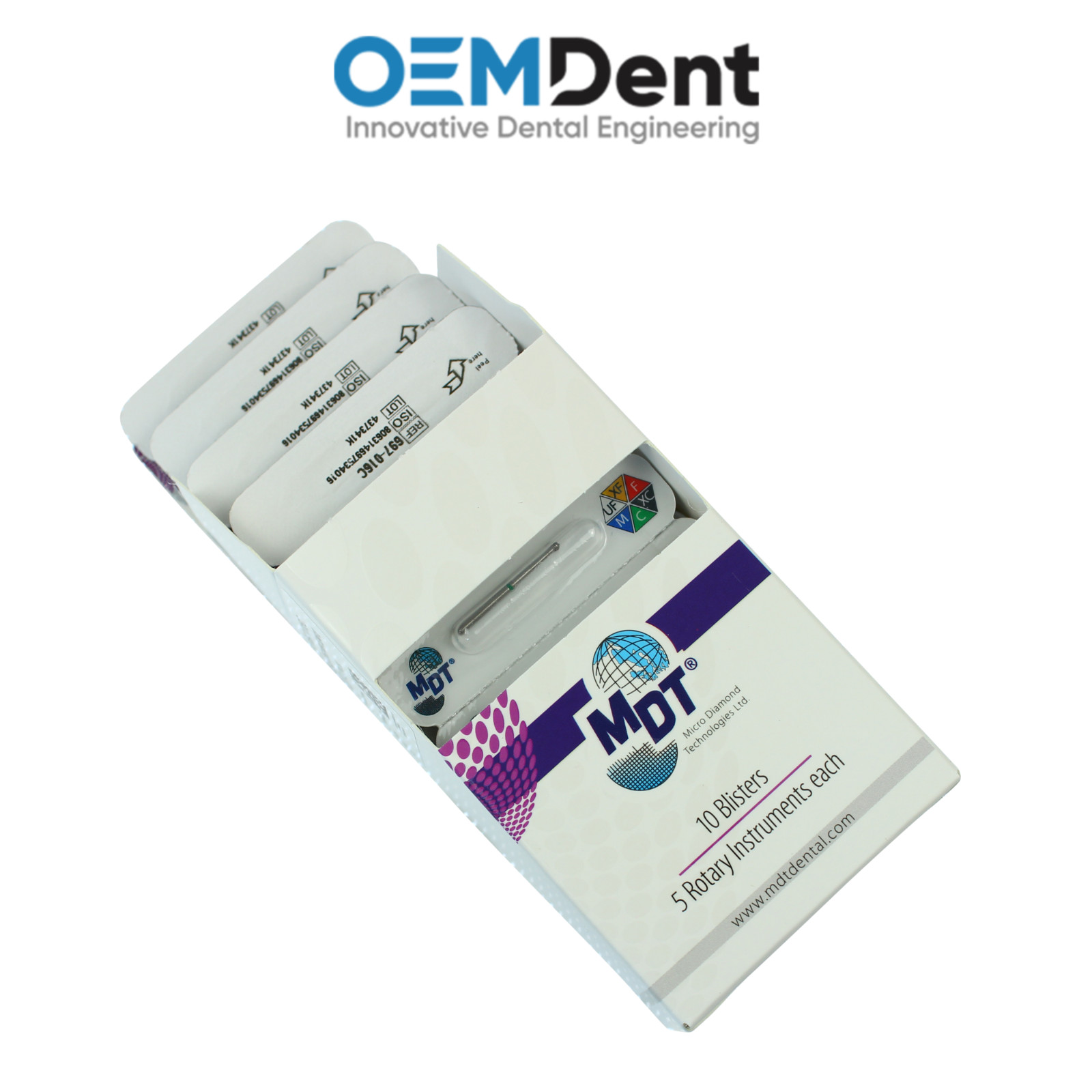 MDT FG Diamond Burs Long Round 697 Cutting Shaping Dental Restorations Tool