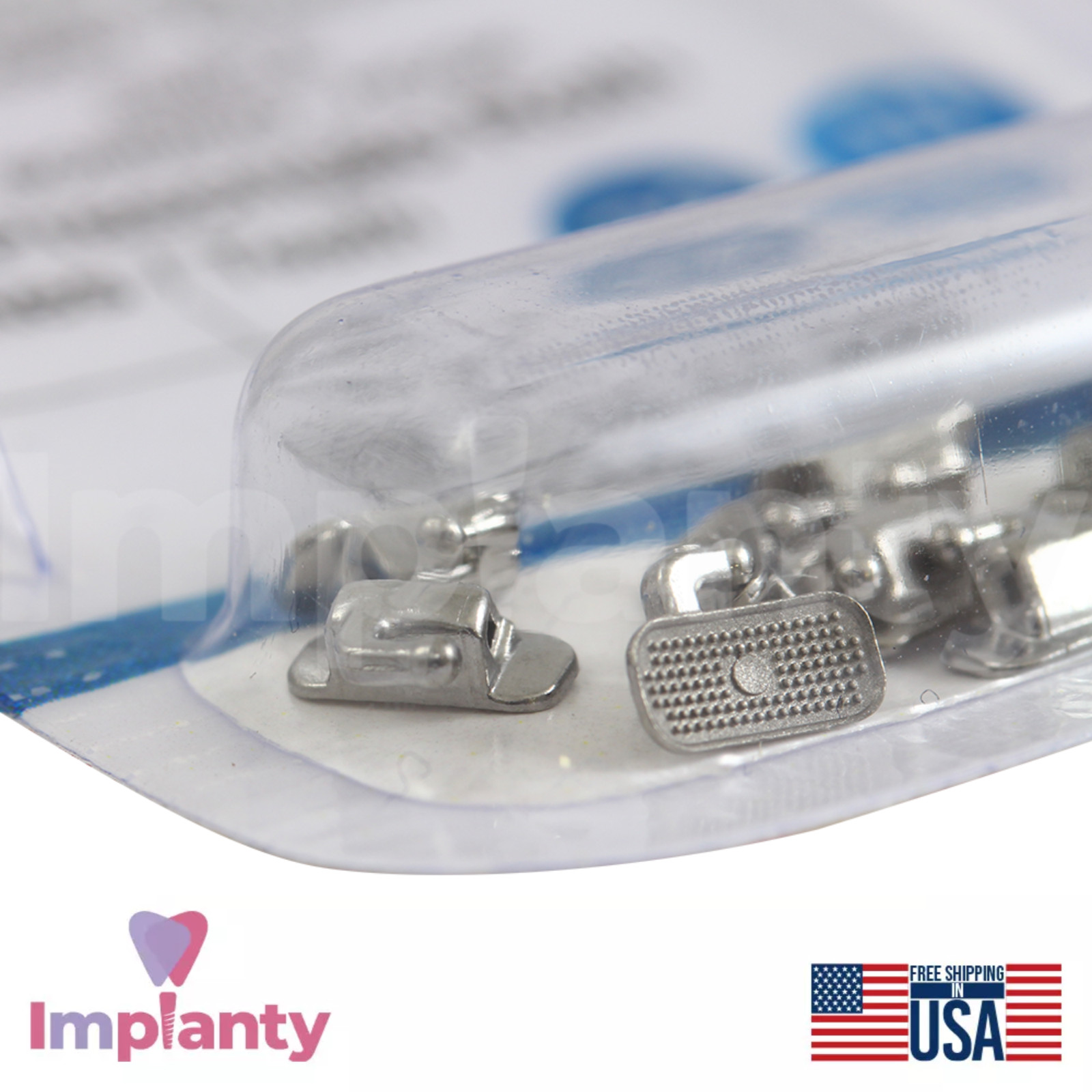 Simple Buccal Tube Non-Conventional Dental Hook MIM Stainless Steel 10pcs