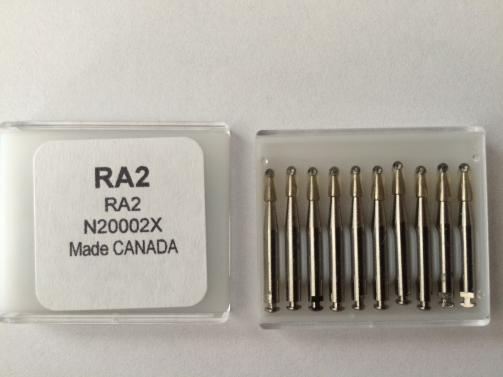 RA2 Premium Carbide Round RA Latch Bur 6 Blades 10pk