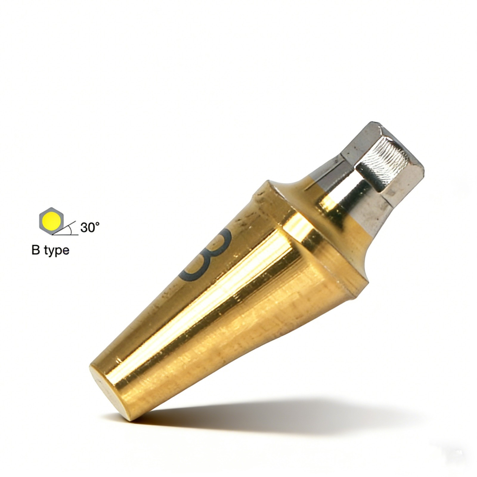 Hiossen ET Dental Angulated 17º Abutment Cement/combination retained prosthesis