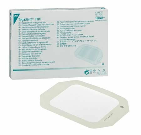 3M Tegaderm Transparent Dressing 1.75” x 1.75” Sterile Waterproof #1622W