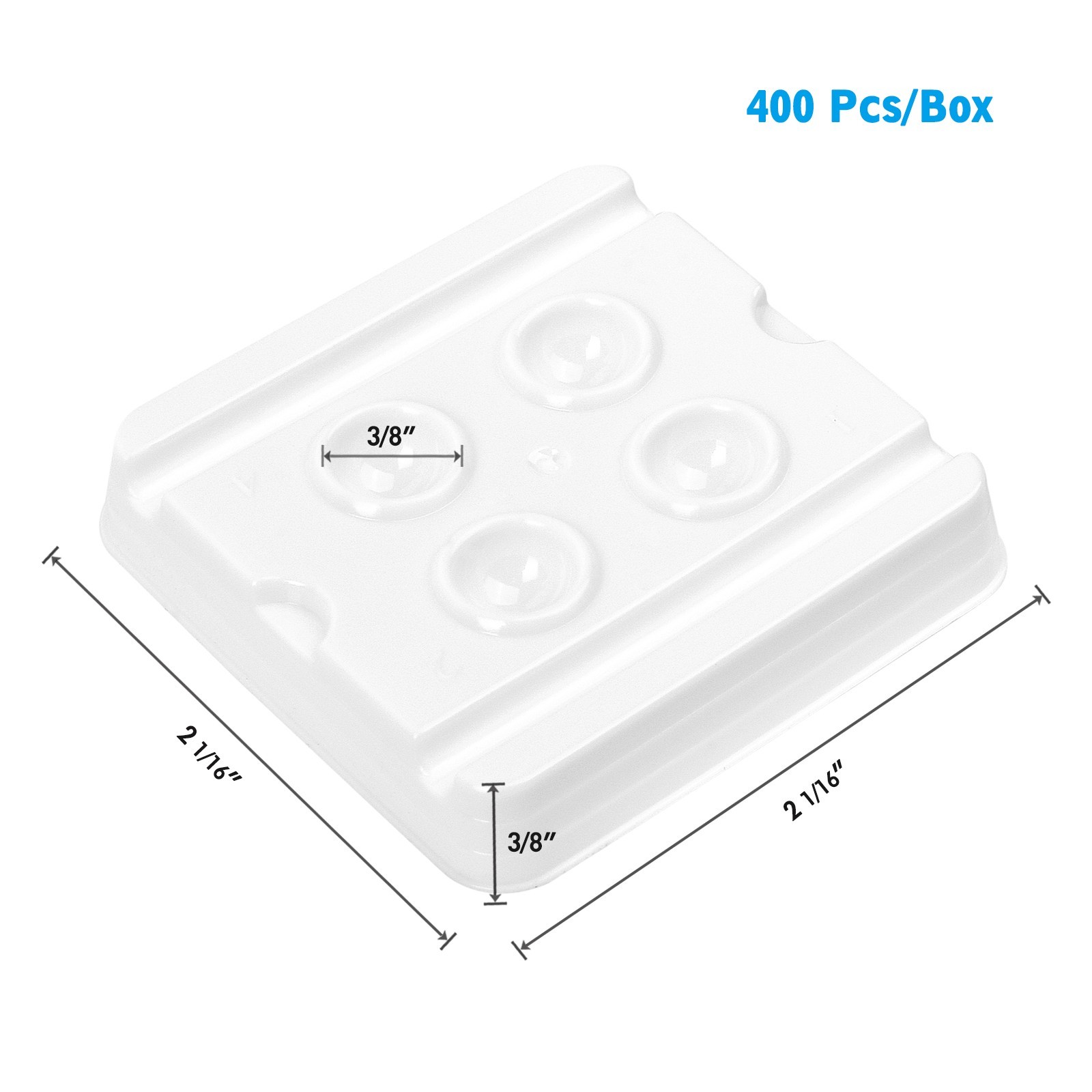 400 Pcs Dental disposable dental mixing wells Bondwell 4 Wells
