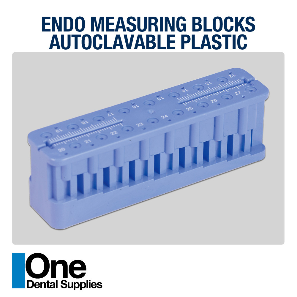 Dental Endo Measuring Block – Plastic 5 pcs