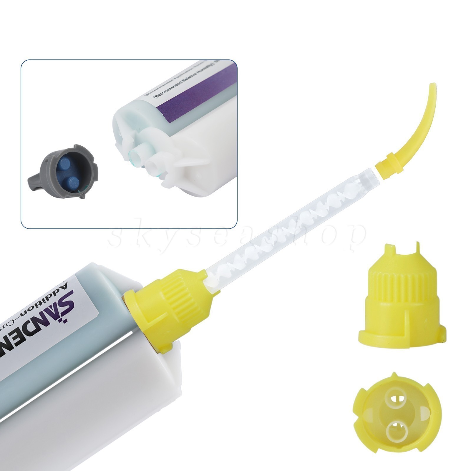 Heavy Body Fast Set, Dental Impression Material 50mL Cartridge 1-10X