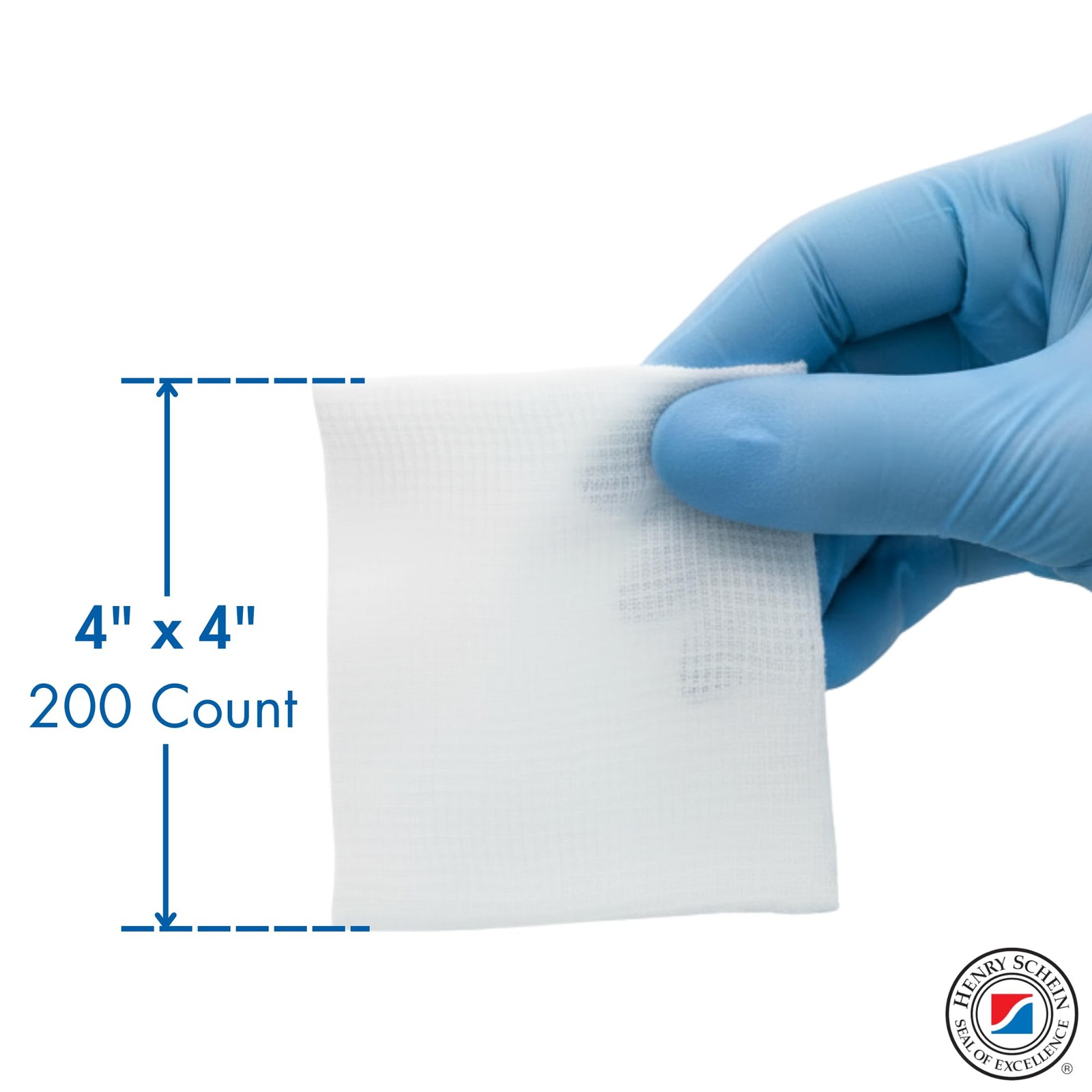 Essentials Non-Sterile Gauze Sponges – 200 Count, 4-Ply, 4” x 1 Pack