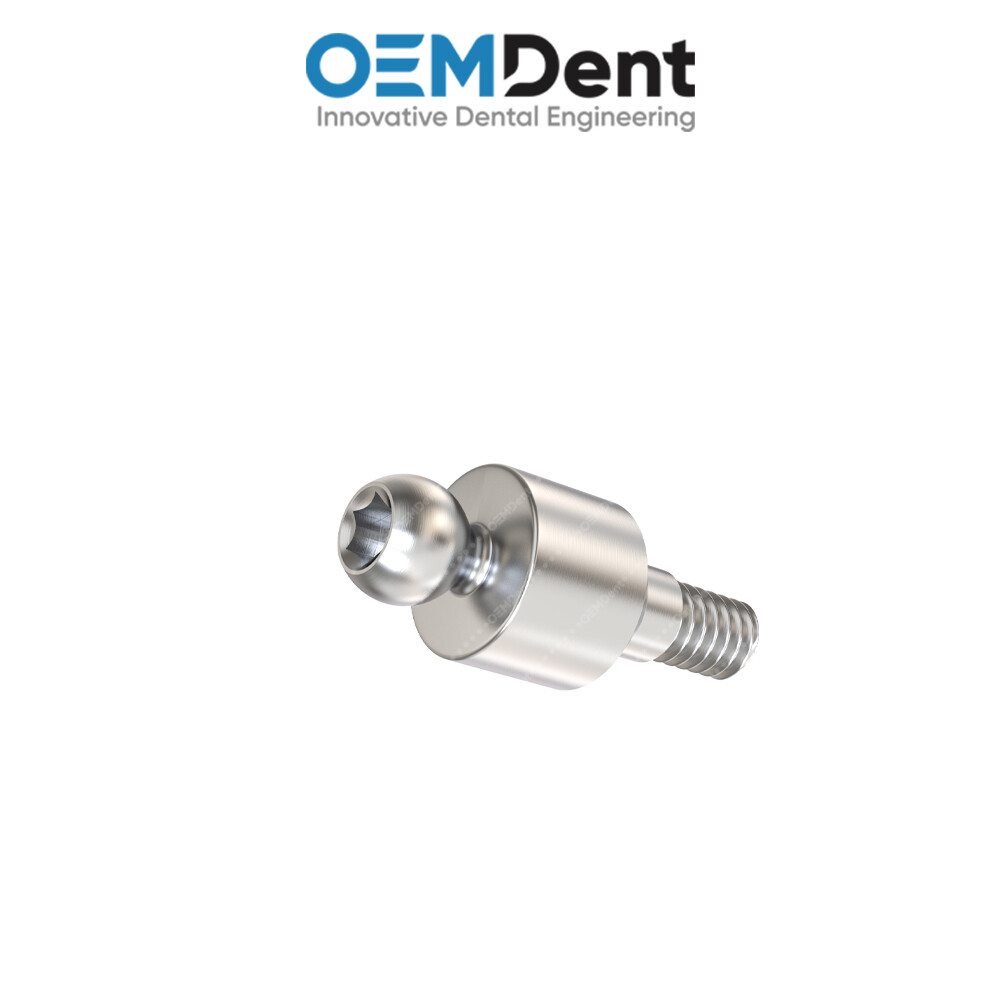 Straight Ball Attachment Slim Platform – AB Dent® Hexagon 2mm Compatible