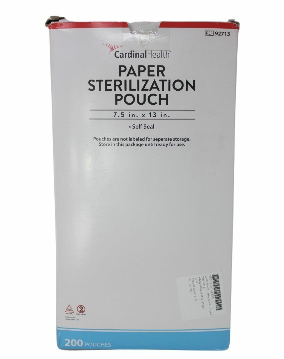 Cardinal Health Sterile Self-Sealed Peel Pouch 7.5″ x 13″ – 200Pouches