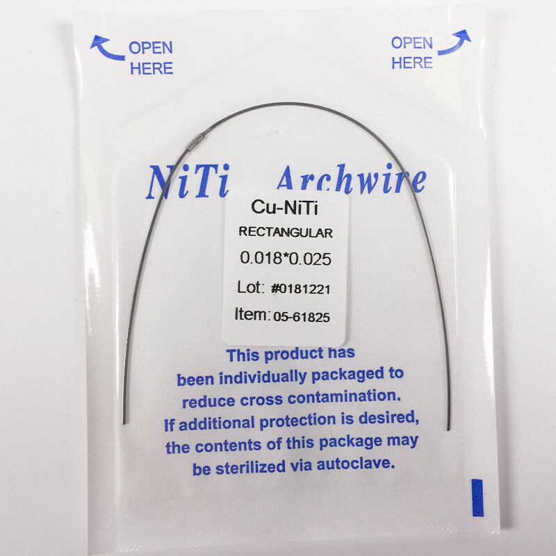 Dental Orthodontic Copper Cu-Niti Wire Arch Wire Rectangular Damon Form 1pc/pack