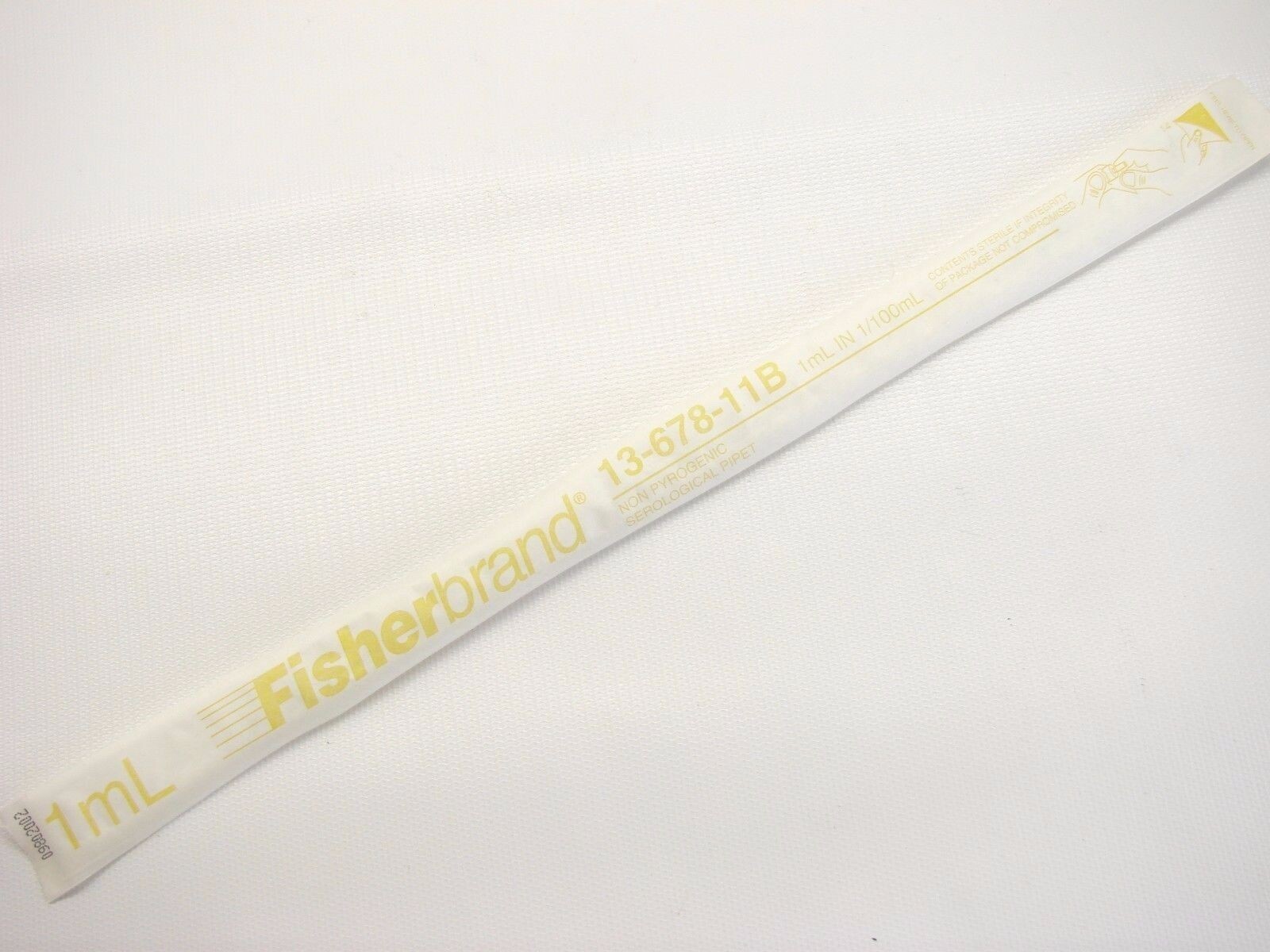 50/pk Fisherbrand 13-678-11B Sterile Polystyrene Disposable Serological Pipets