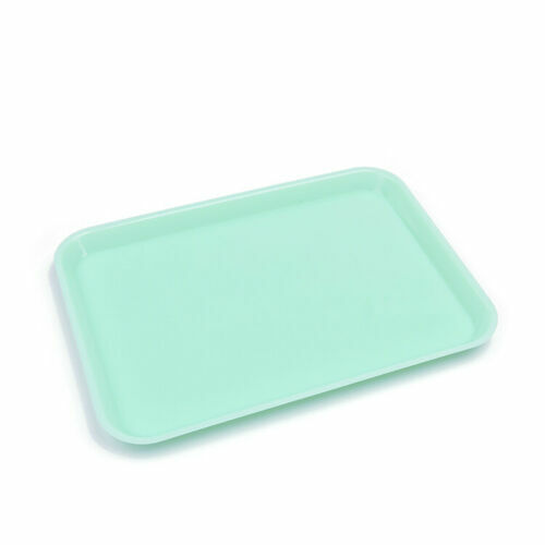 Dental Flat Plastic Tray Size B Autoclavable Instrument Set Up 13.25″ x 9.75″
