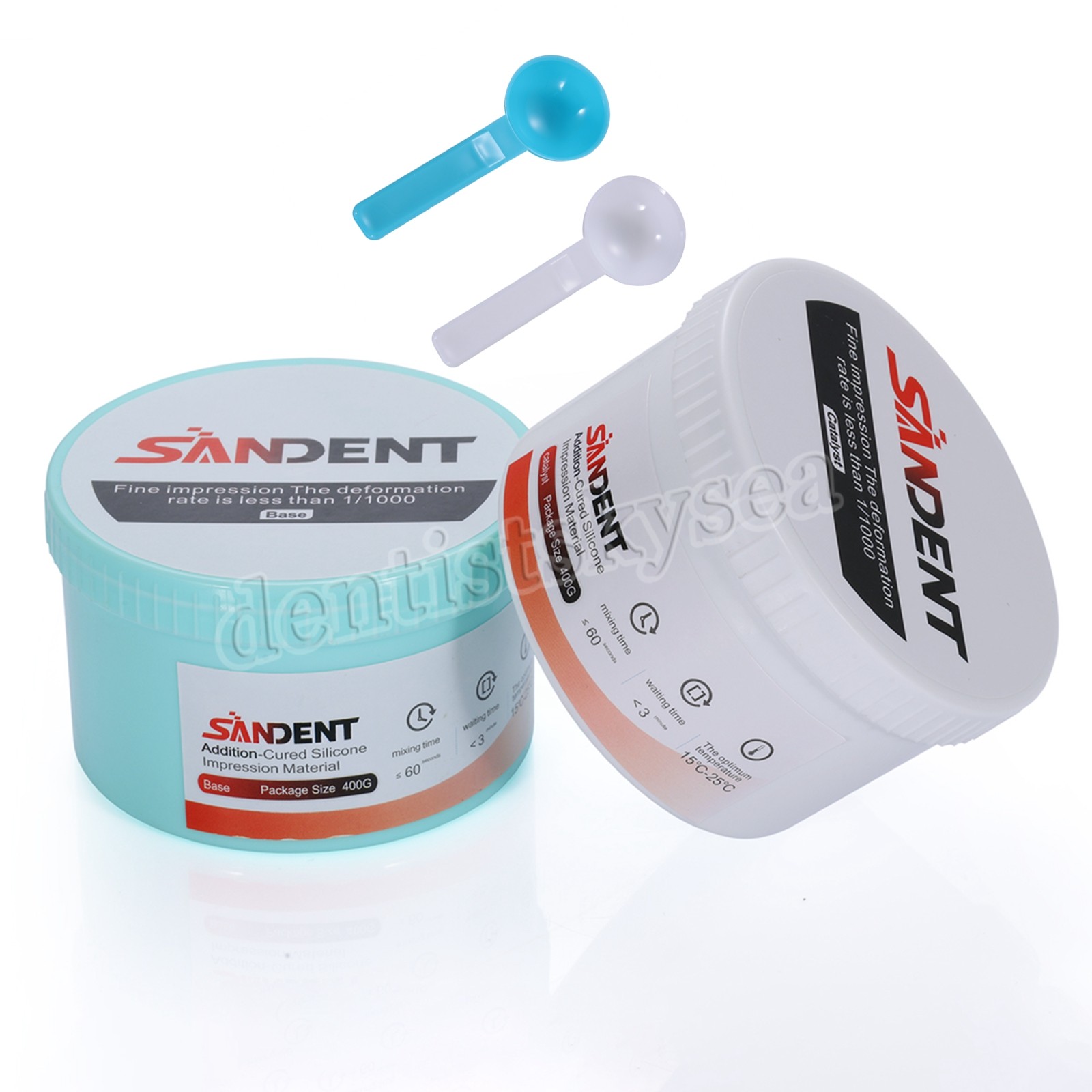 Dental Putty VPS Impression Material (400g Base & 400g Catalyst) 800g