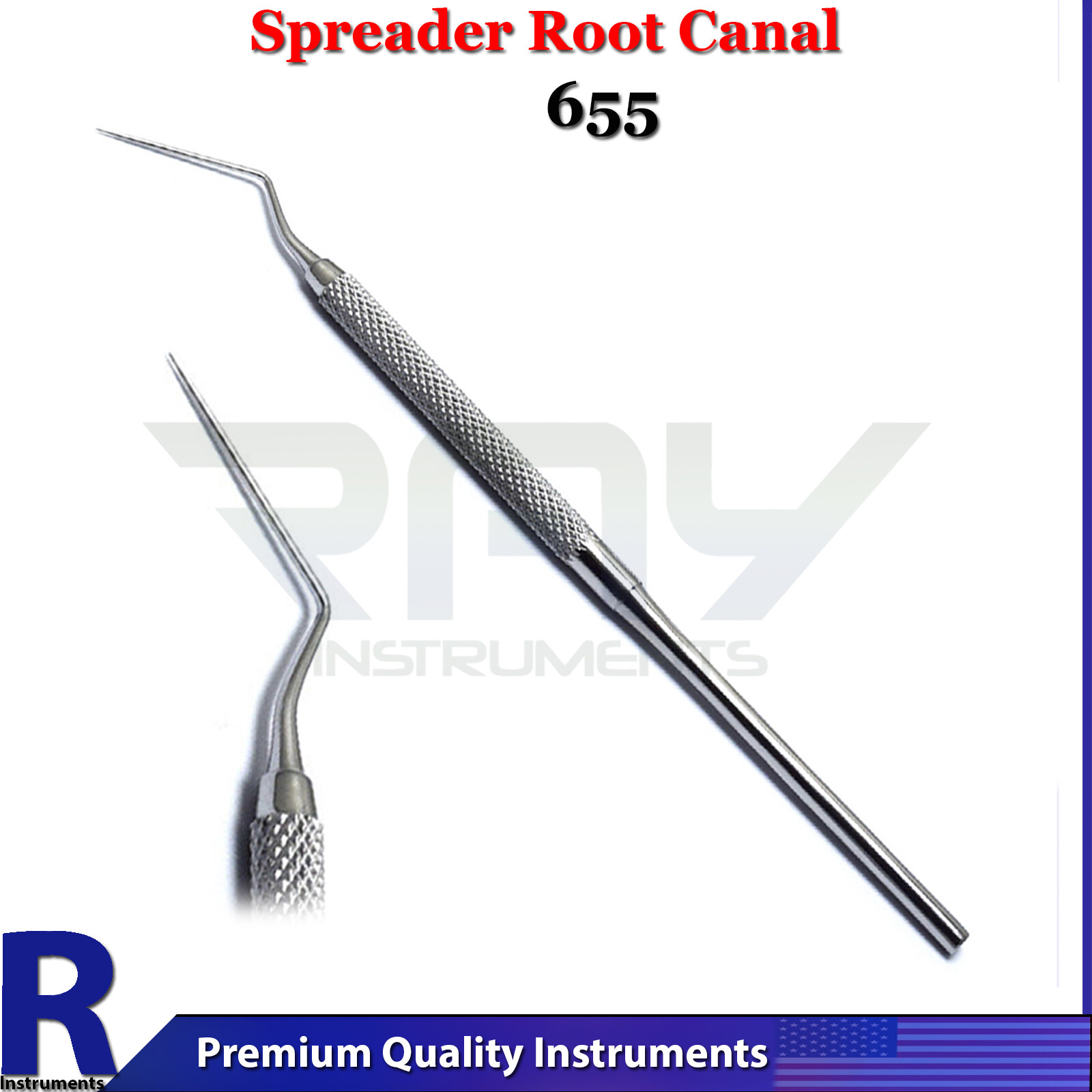 Dental Root Canal Endodontic Spreader 655 Tooth Filling Root Canal Pluggers Tool